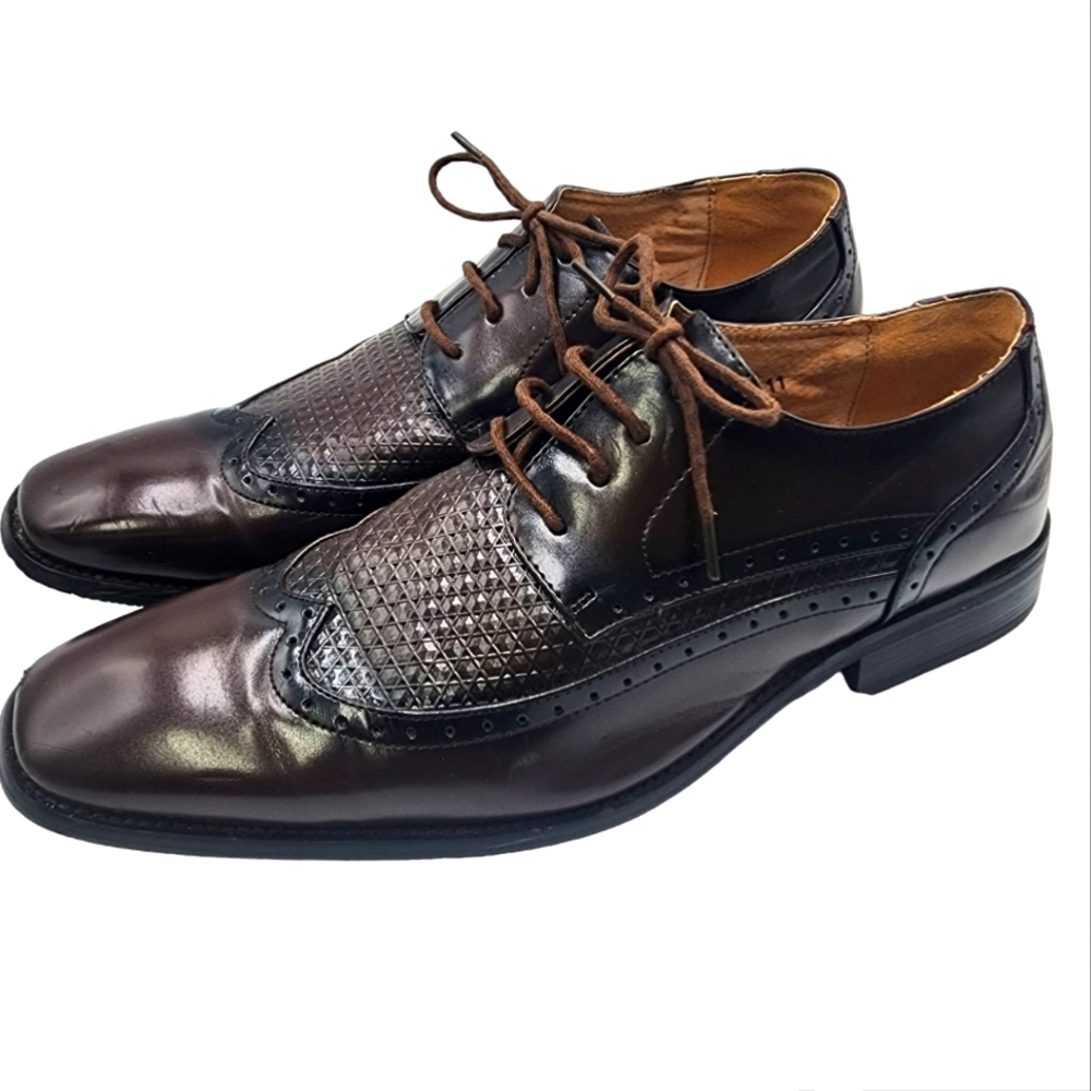 Masimo Mens Brown Dress Shoes Size‎ 11